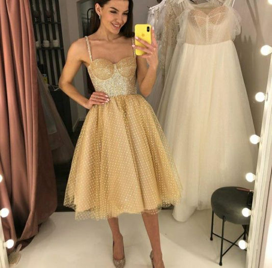 Wunderschönes kurzes Ballkleid Partykleid cg19058
