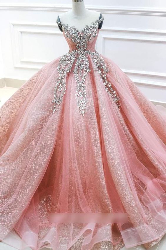 prom dresses pink princess Vintage A-line Dress,Pink Dress fg5427 the dress offers a unique and delicate detail that adds texture and dimension Sweetheart Tulle Pink Long Prom
