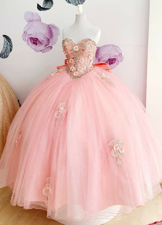 Elegantes rosa Brautkleid, Abendkleid, Ballkleider cg19118