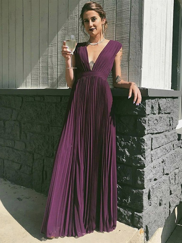 V Neck and V Back Blue Lace Beaded Long Prom Dresses, Long Blue Lace Formal Evening Dresses cg19185