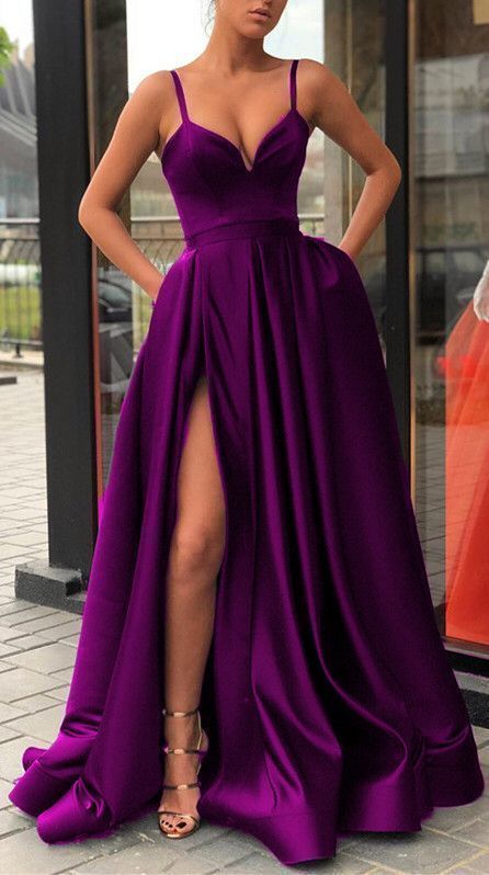 Purple prom dresses,purple evening gowns,long prom dresses cg19282