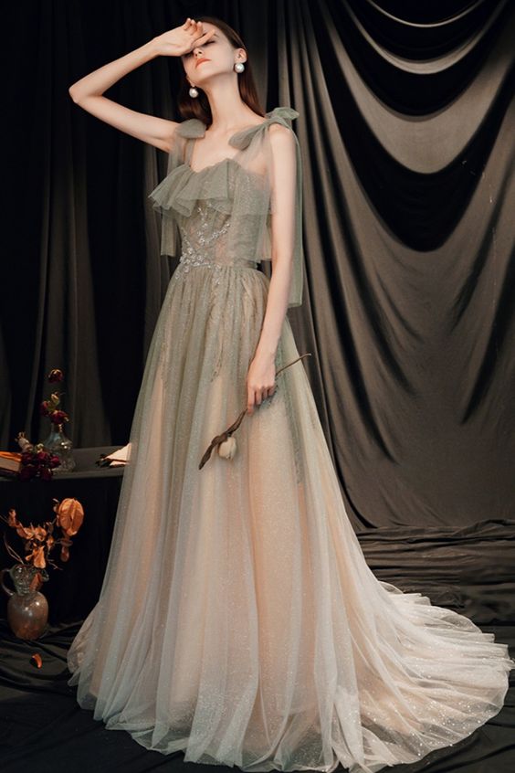 sage ombre long prom dress 2021 cg19737