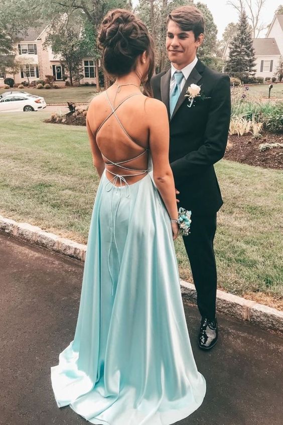long prom dress, straps prom dresses, evening prom dresses cg19827