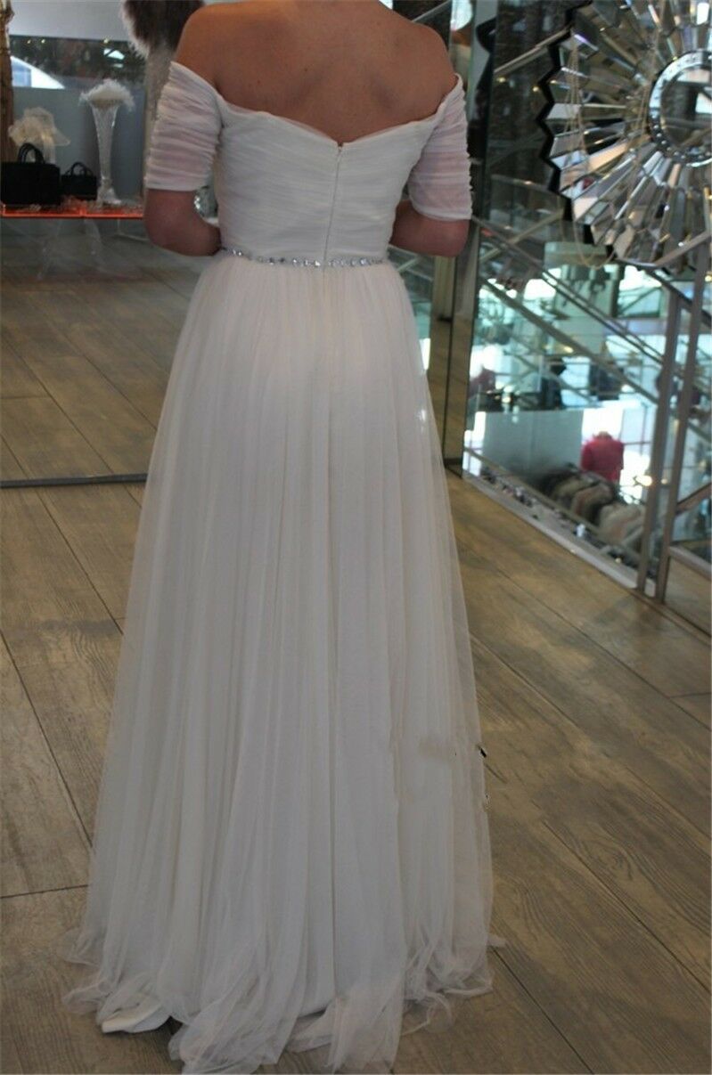 Strand Brautkleider Lange Brautkleider Gürtel Plus Size Ballkleid cg20081