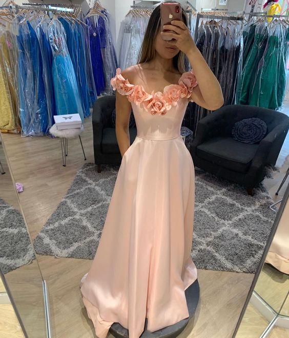 satin long prom dress formal dress cg20321