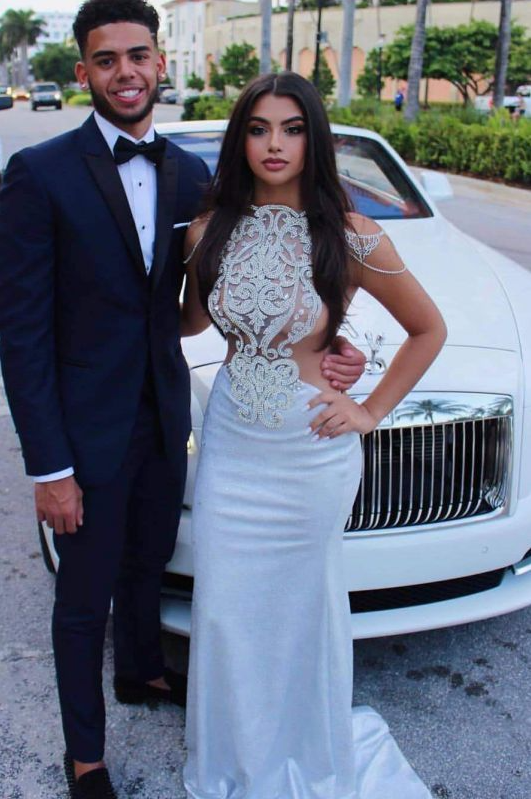 Sexy Meerjungfrau-Abschlussballkleid mit geschlitztem, überkreuztem Rücken, langes Abschlussballkleid cg20342