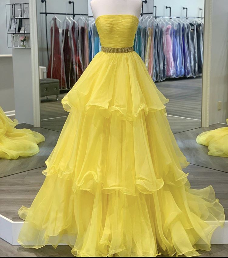 A-Linie Tüll langes Abendkleid Ballkleid cg20552
