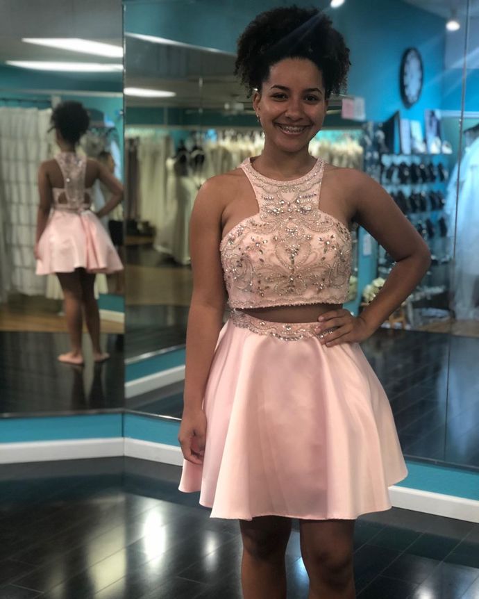 Cute O-Neck A-Line Homecoming Dresses cg20870