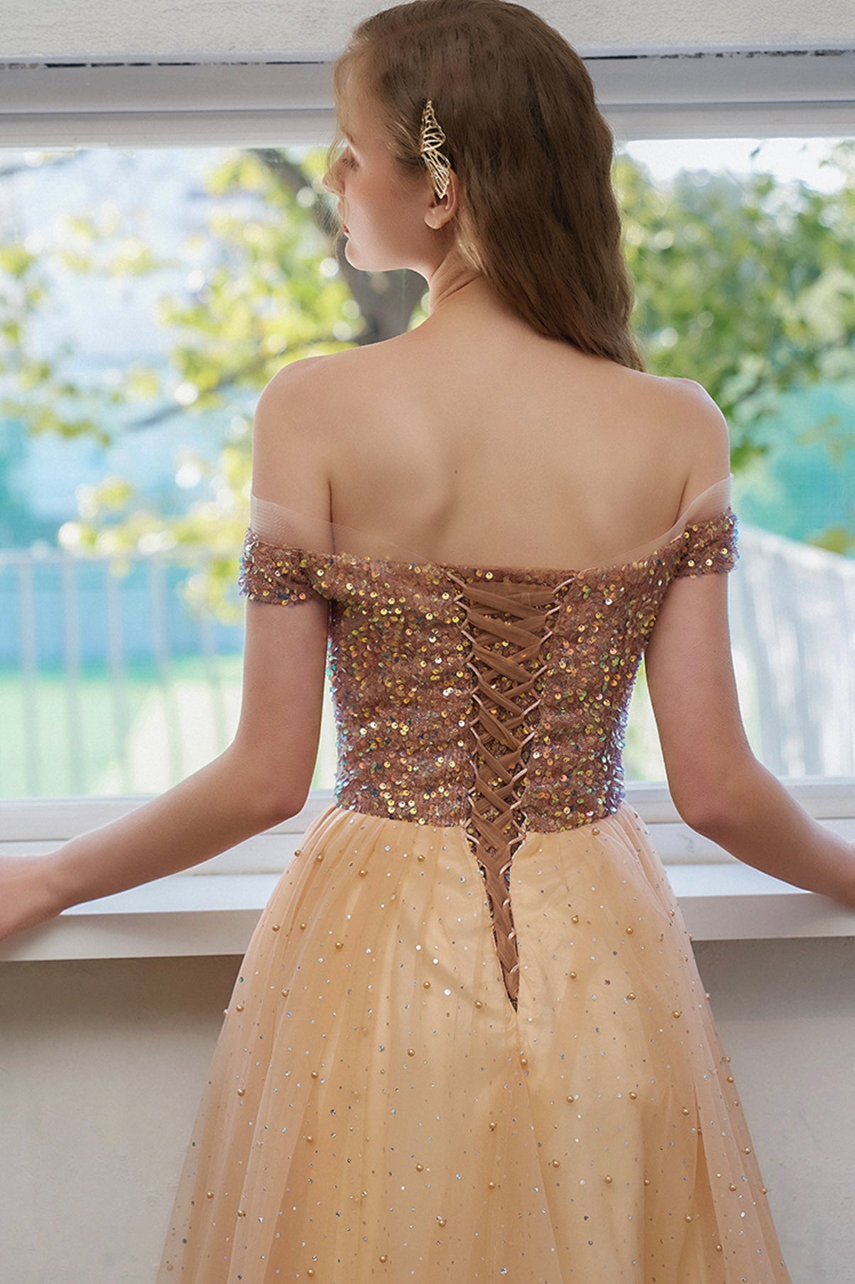 CUTE TULLE BEADS SHORT DRESS HOMECOMING DRESS cg21205