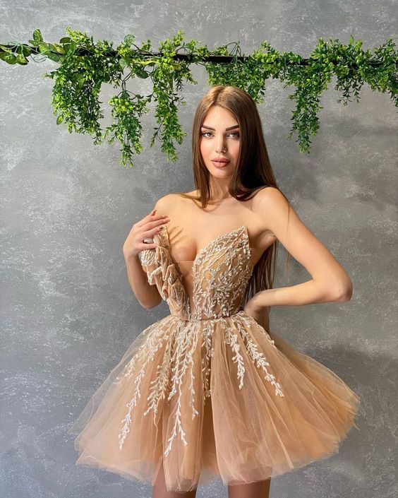 Lovely Short Cocktail Dress, Homecoming Dress Party Dress cg21272