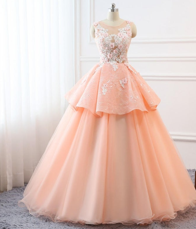 Custom Prom Ball Gown Plus Size Long 2021 Women Formal Dresses Tulle O classygown Custom Prom Ball Gown Plus Size Long 2021 Women Formal Dresses Tulle O classygown