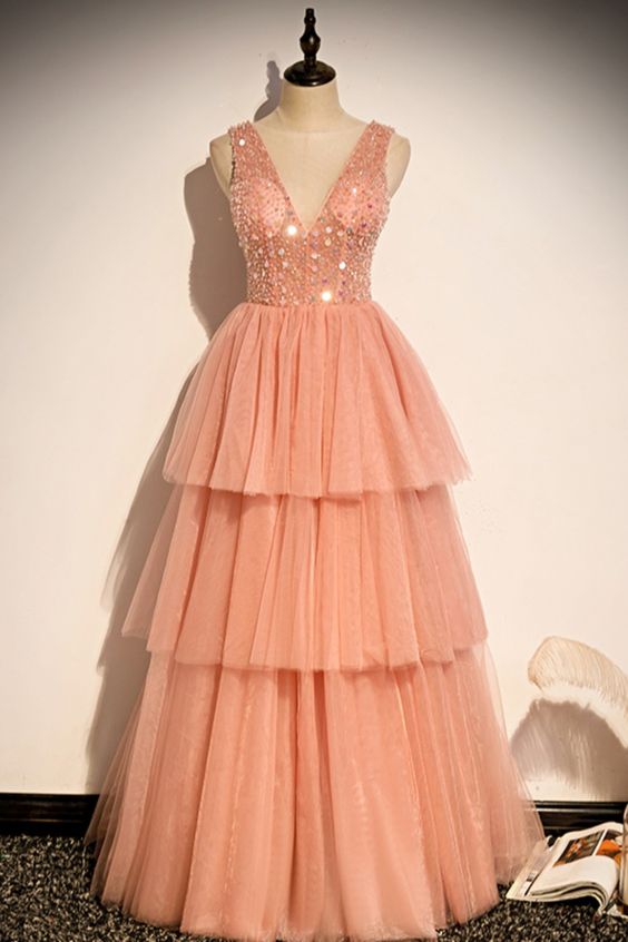 Pink Princess Dress prom gown cg21767