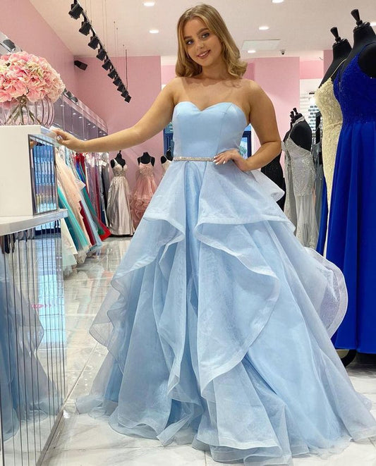 Sexy Sweetheart A-Linie Ballkleider, Lange Ballkleider, Günstige Ballkleider cg21775