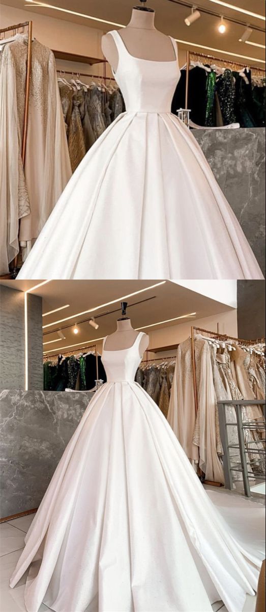 Simple Wedding Ball Gown Dresses prom dress for women cg21853
