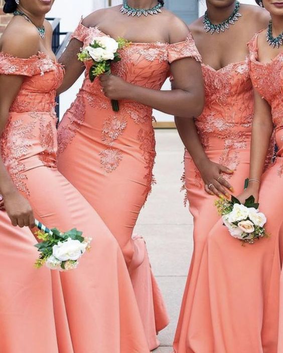 Mermaid Lace Train Bridesmaid Dresses Off The Shoulder prom dress, evening dress cg22152 Mermaid Lace Train Bridesmaid Dresses Off The Shoulder prom dress, evening dress cg22152