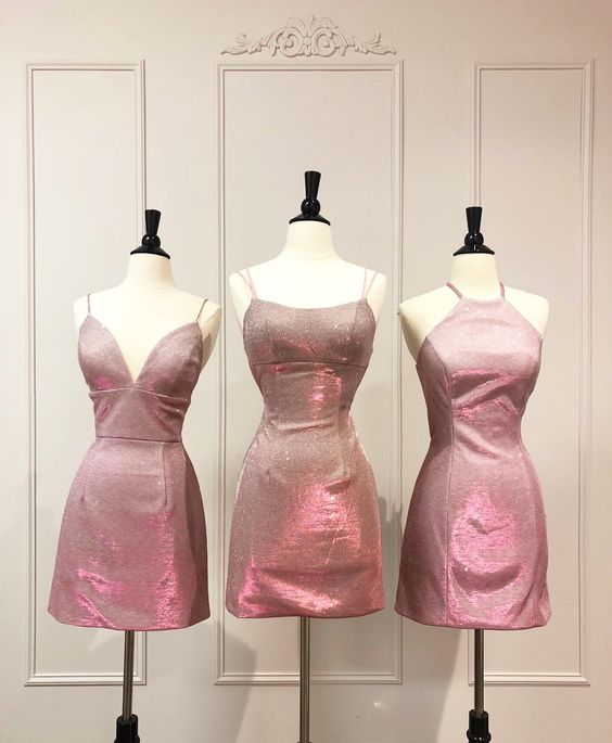 Short pink homecoming dresses cg22182