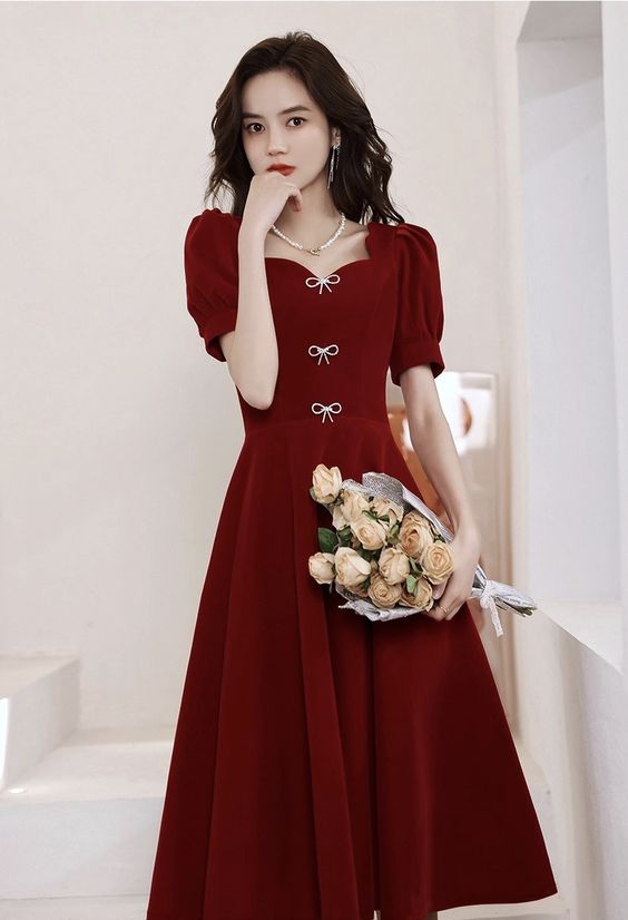 Sweetheart Graduation Dress,red Party Dress,short Sleeve Homecoming Dr classygown Sweetheart Graduation Dress,red Party Dress,short Sleeve Homecoming Dr classygown