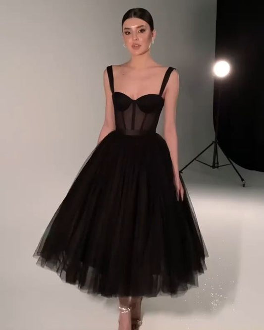 schwarzes Ballkleid, Abendkleid cg22394