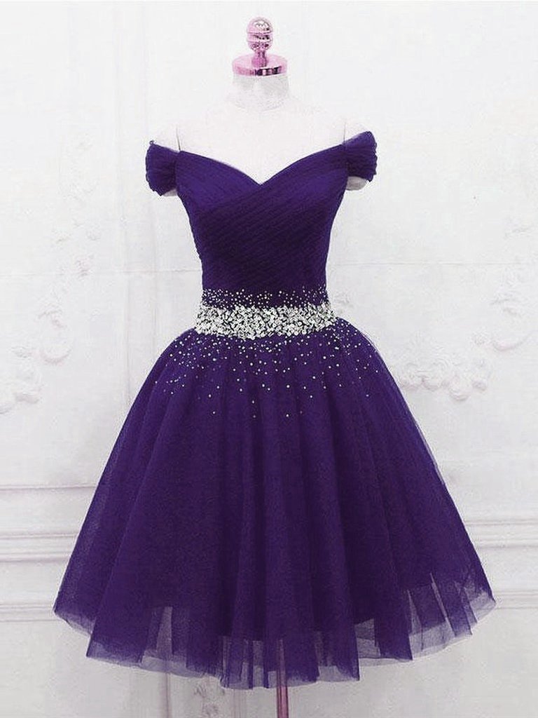Purple Homecoming Dress Party Dress cg22429