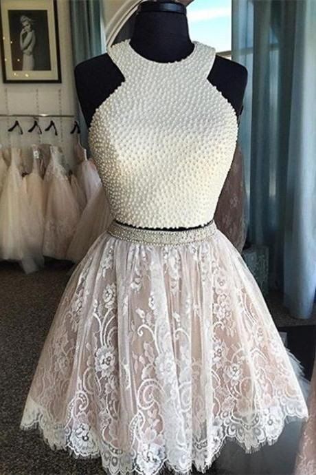 Kurzes Homecoming-Kleid, zweiteiliges Homecoming-Kleid cg228