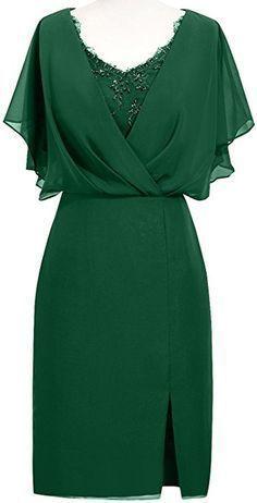 Green Chiffon Short Homecoming Dress cg22828