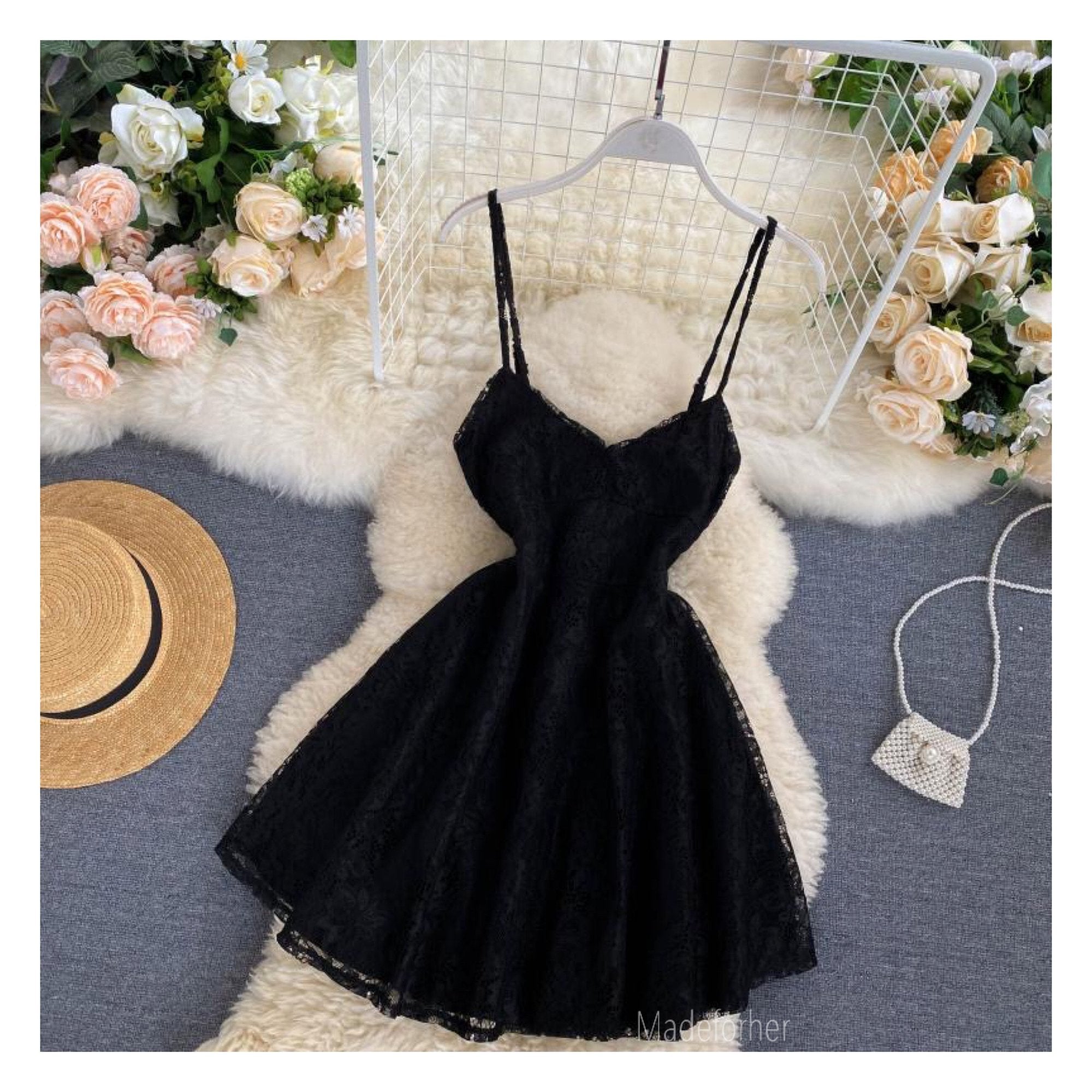 Black Short Homecoming Dress A Line Mini Dress cg22949 classygown Black Short Homecoming Dress A Line Mini Dress cg22949 classygown