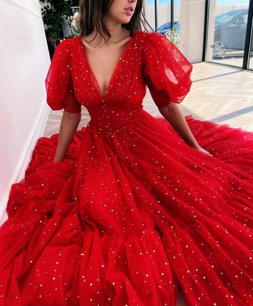 red women dress, long fashion evening gown Prom dresses cg23271