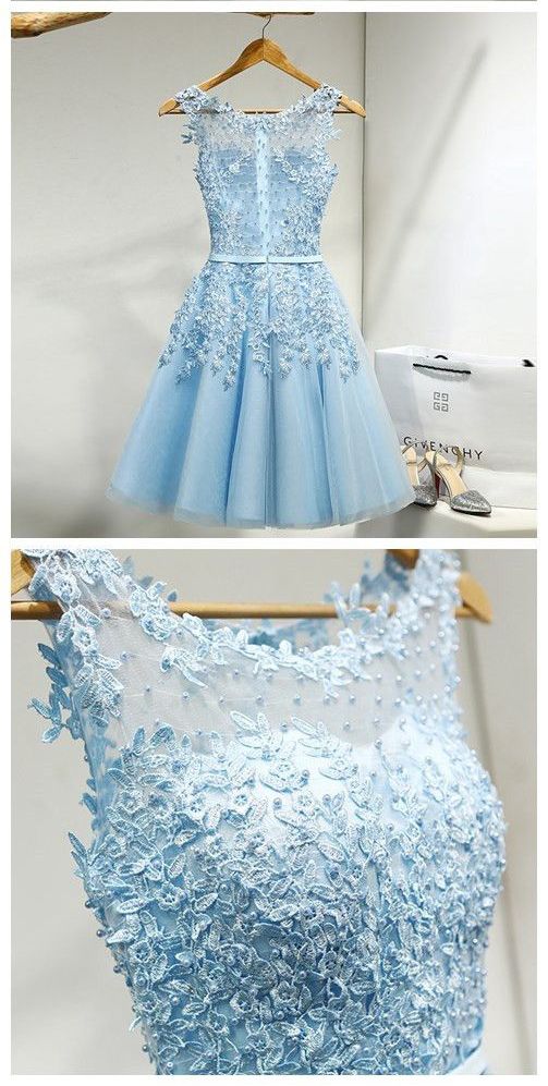 Kleid mit Spitzenapplikationen,Applikationen Homecoming Kleider,Kurzes Homecoming Kleid cg23320