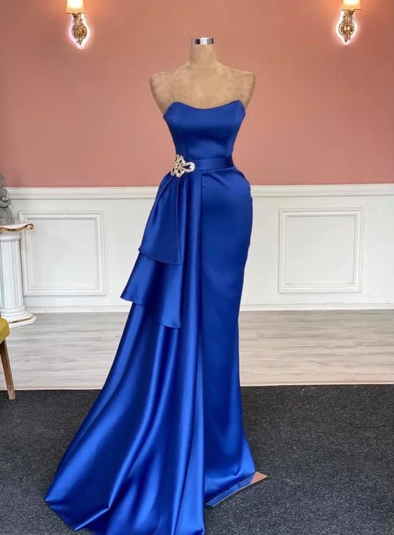 Glamorous royal blue Long Prom/Evening Dress cg23613