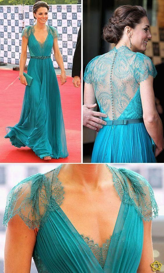 A-Linie Chiffon-Ballkleid, sexy Ballkleid, cg23733