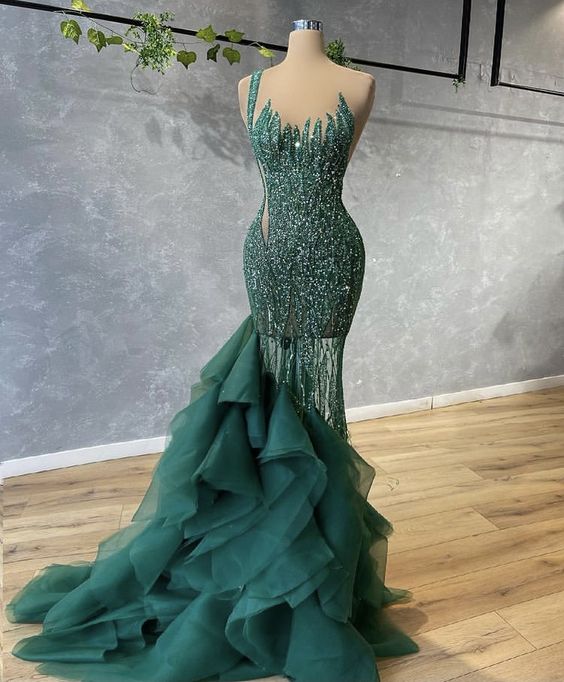 Green Long Prom Dress sexy evening gown cg24199 classygown Green Long Prom Dress sexy evening gown cg24199 classygown