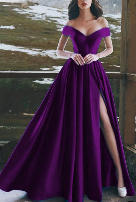 lila Ballkleider, lila Abendkleid, langes Ballkleid, sexy Ballkleider cg2454