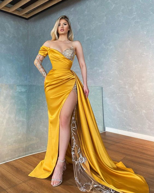 Charmantes Perlenbesetztes bodenlanges Partykleid, Abendkleid, formelle Kleider, Ballkleid cg24653