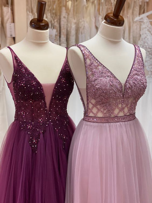 A-Linie langes Abendkleid Ballkleid cg24786
