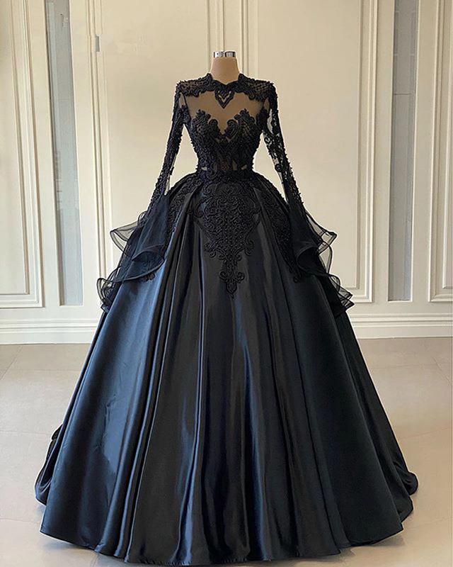 Custom Black African Wedding Gown, Satin Black Wedding Dress, African classygown Custom Black African Wedding Gown, Satin Black Wedding Dress, African classygown
