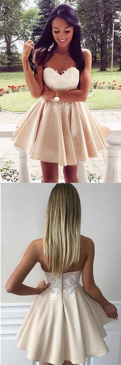 Süßes Homecoming-Kleid, Minikleider, Sexy Kleid, Kurzes Cocktailkleid cg293