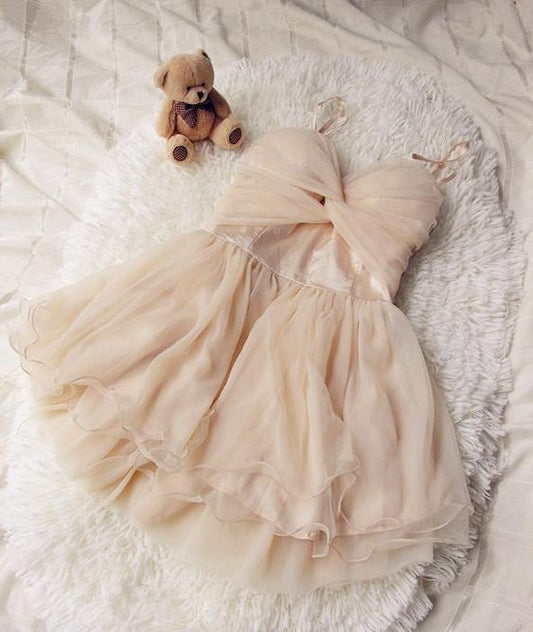 Schönes Tüll Sweetheart Mini Partykleid, Schnür-Partykleid, Mini-Formalkleid, süßes Homecoming-Kleid cg347