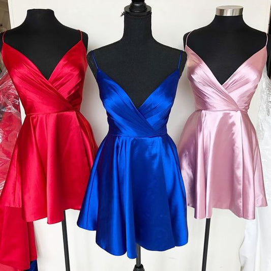 2019 Kurze Homecoming-Kleider, Rote Homecoming-Kleider, Königsblaue Homecoming-Kleider, Rosa Homecoming-Kleider cg4069