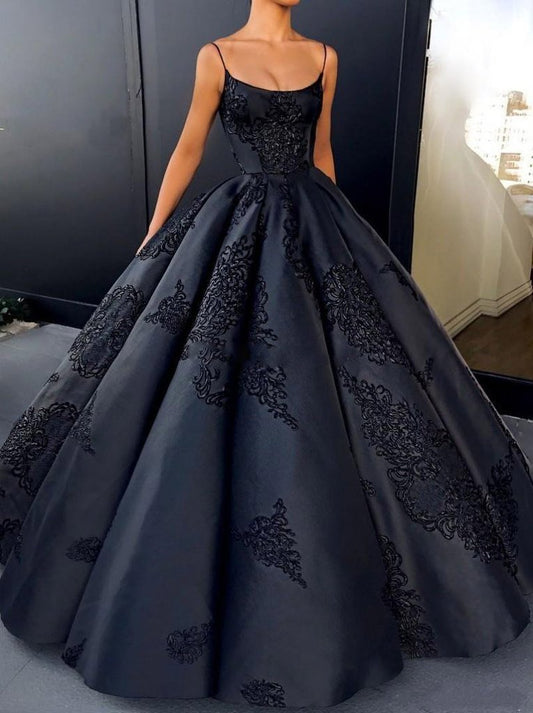 Spaghettiträger, schlicht, lang, bestes Angebot, formelles Ballkleid, cg473