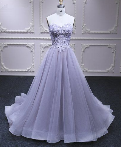 Watermelon Tulle A Line Beaded Long Lace Pageant Dress, Sweet 16 Prom Dress cg5090