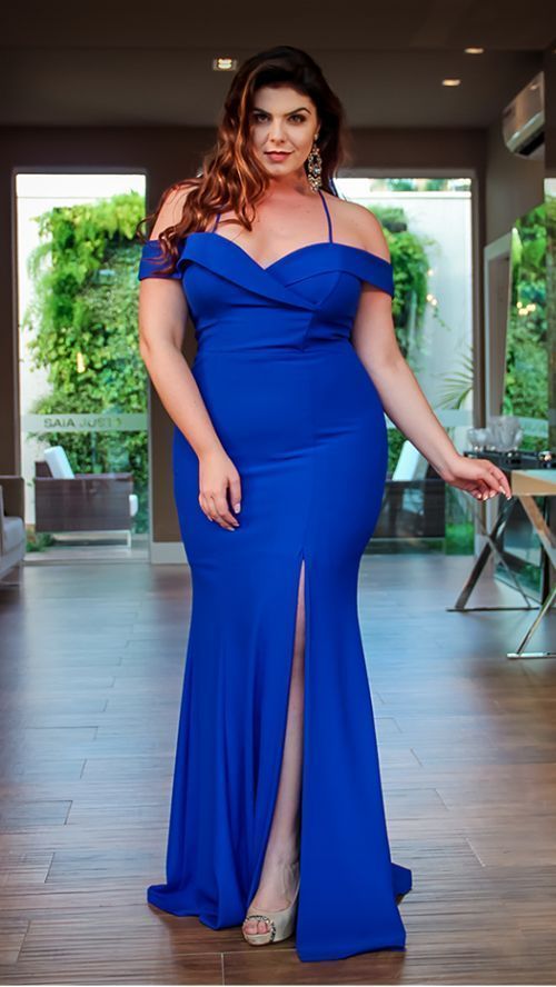 Shops royal blue plus size special occasion dresses