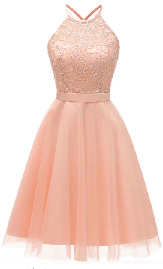 Damen Spitzen-Cocktailkleid in Übergröße, Neckholder, kurz, sexy, kurzes Cocktailkleid für Zuhause, cg5908