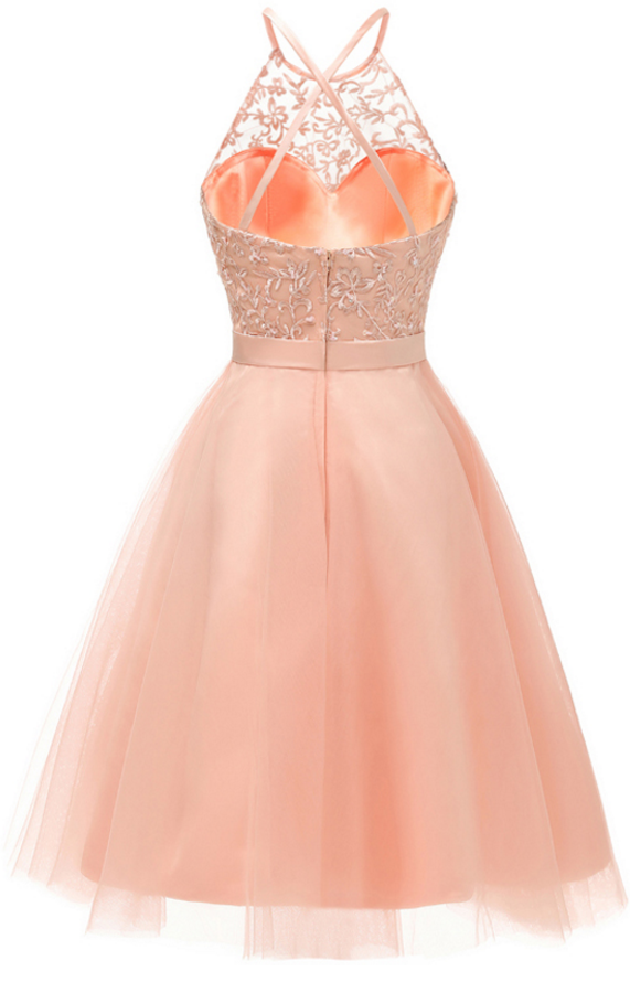 Damen Spitzen-Cocktailkleid in Übergröße, Neckholder, kurz, sexy, kurzes Cocktailkleid für Zuhause, cg5908