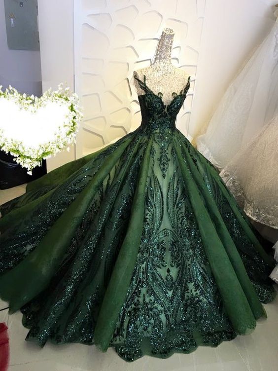 Sequin sparkly off the shoulder ball gown wedding/prom dress cg6361