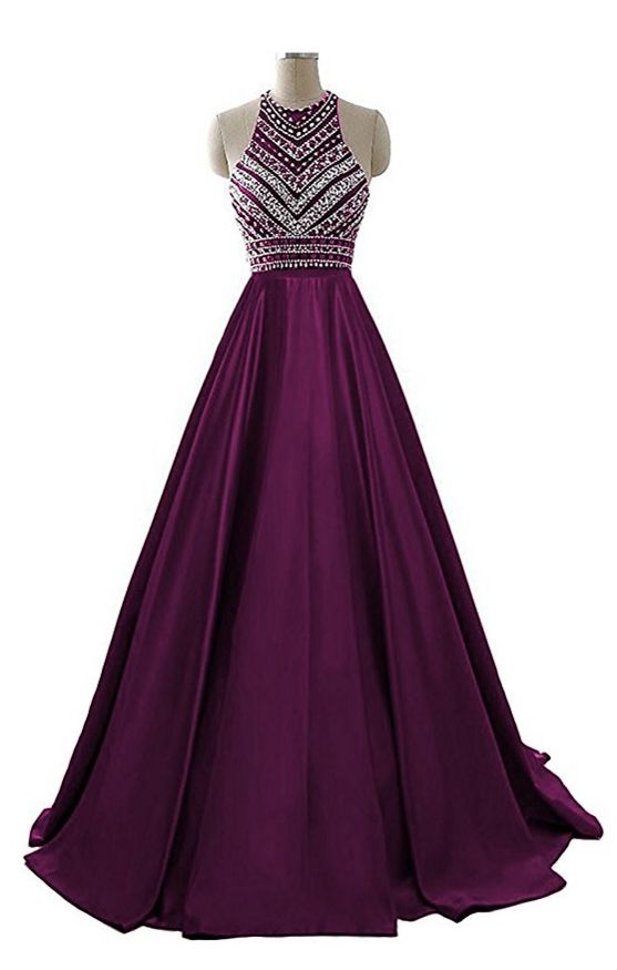 Elegant Prom Dress,O Neck Beaded Prom Dresses,Formal Long Evening Dress cg6404