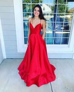 Backless Prom Dress with Pockets, Evening Dress ,Winter Formal Dress cg6405