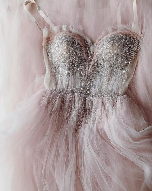 2020 langes Ballkleid rosa bezauberndes Kleid cg6562