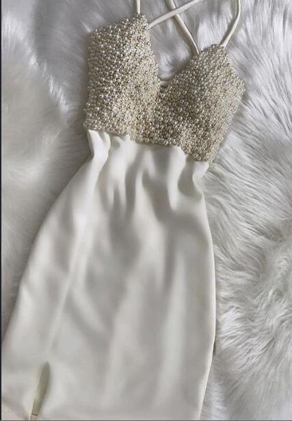 Luxury Beaded Mermaid Backless Homecoming Dress cg6564