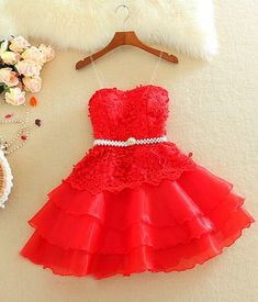 Homecoming Dress,Red Homecoming Dresses,Cheap Homecoming Gowns cg6668