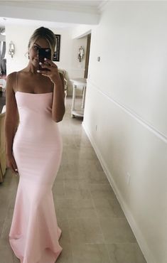 Sexy Spaghettiträgern Einbau lange Abend Party Kleider Frauen formale Ballkleid cg6705